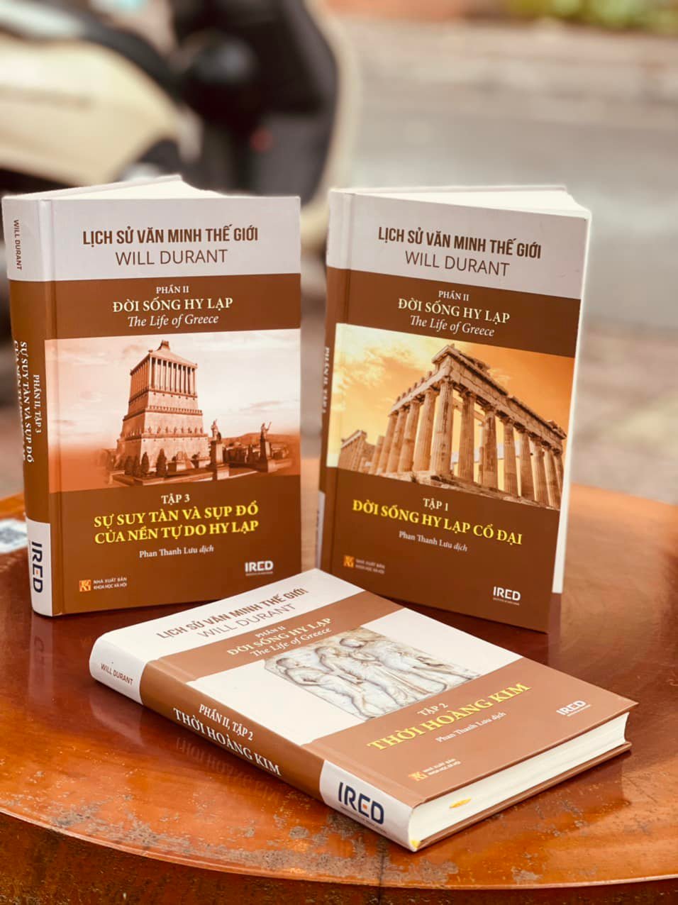 [COMBO TRỌN BỘ 5 PHẦN] – BỘ LỊCH SỬ VĂN MINH THẾ GIỚI: Phần I: DI SẢN PHƯƠNG ĐÔNG - Phần II: ĐỜI SỐNG HY LẠP - Phần IX: THỜI ĐẠI VOLTAIRE - Phần X: ROUSSEAU VÀ CÁCH MẠNG - Phần XI: VĂN MINH THỜI ĐẠI NAPOLEON -