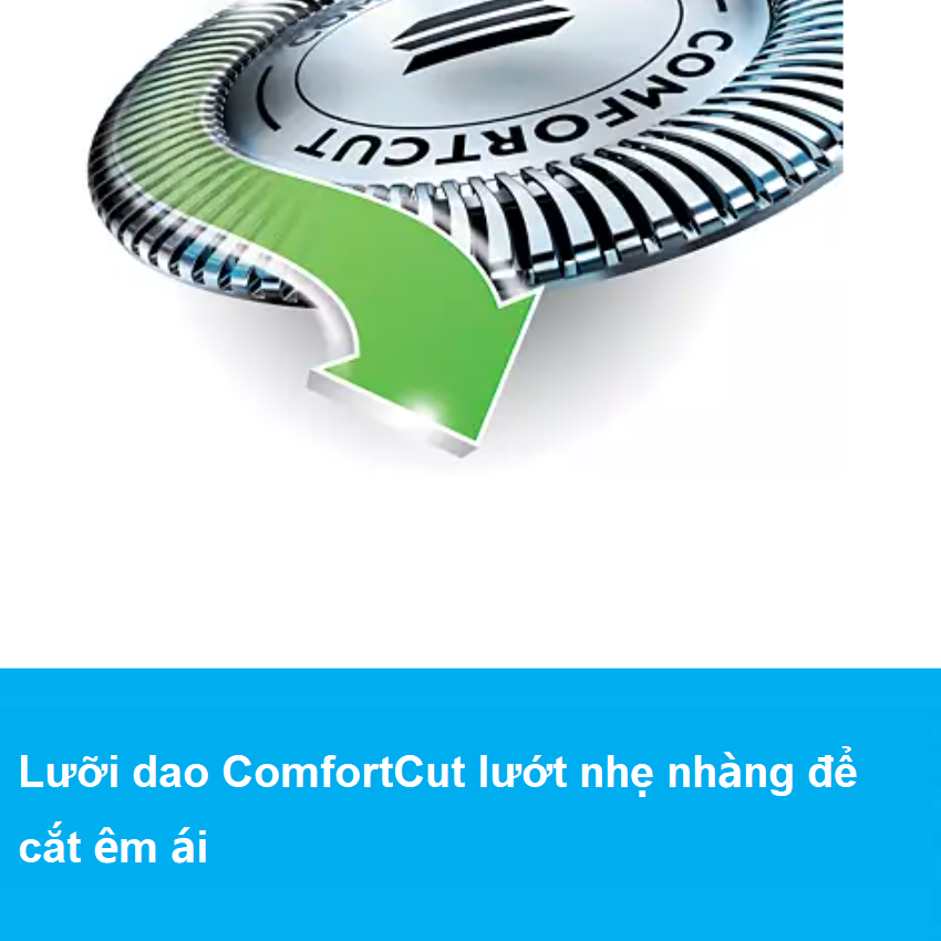 Máy cạo râu khô và ướt, thương hiệu Hà Lan Philips Norelco PT724, Series 3100