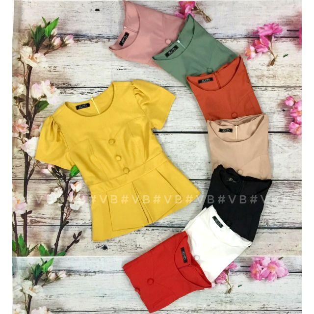 Áo thiết kế 3 nút