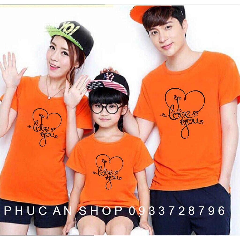 ÁO THUN, ÁO PHONG GIA ĐÌNH NHÓM, LỚP đủ size từ 8kg đến 90kg