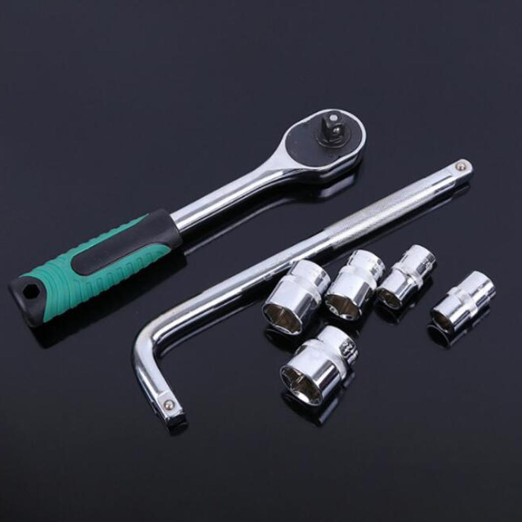 Socket Wrench Set 13pcs 1/2Inch Drive Ratchet Wrench Spanner for Repairing