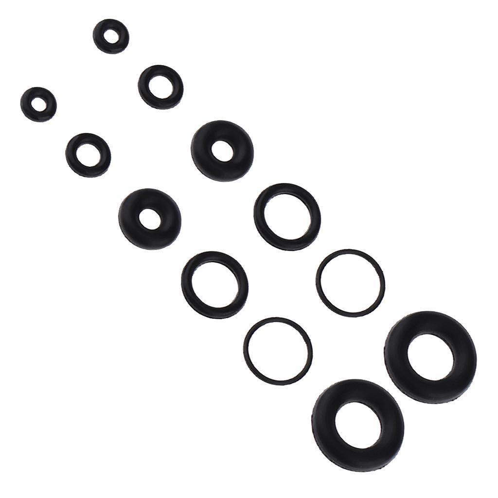 6 Set Black O-Ring Rubber Seals Suitable for Airbrush Internal Sealing Ring