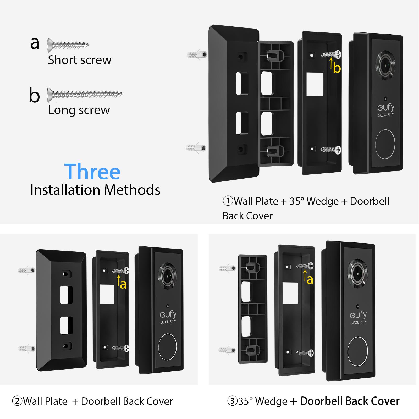 Eufy Battery Video Doorbell 2K HD Resolution (Battery -Powerd)