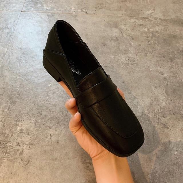 CÓ SẴN  boots cổ ngắn da lỳ