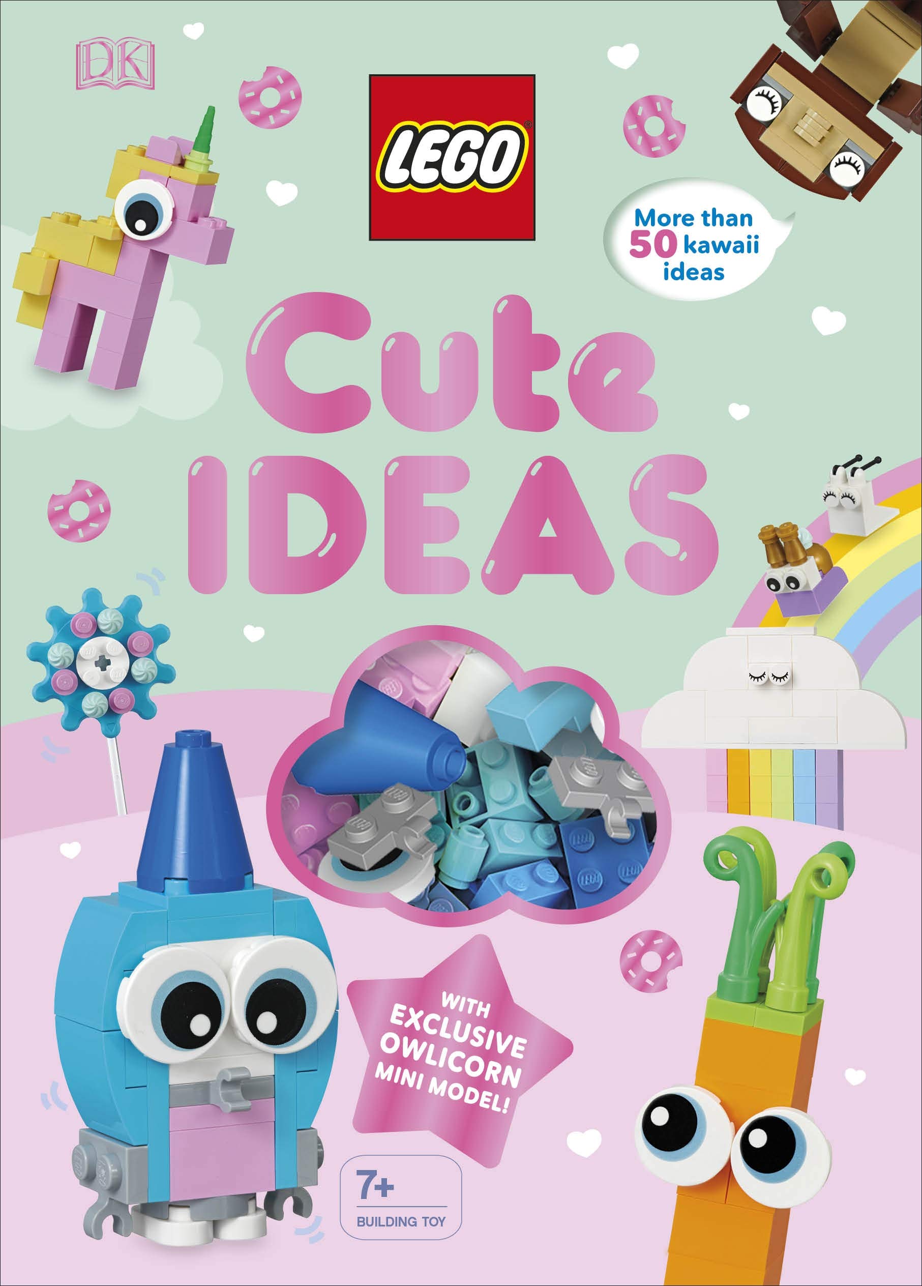 LEGO Cute Ideas: With Exclusive Owlicorn Mini Model (Lego Book &amp; Toys)