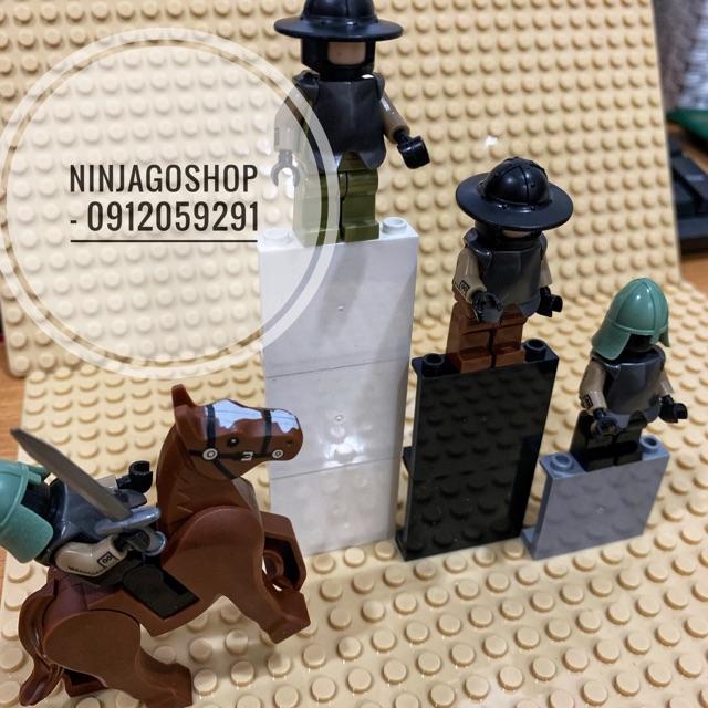 Gạch trưng bày lego cao thấp phụ kiện trưng bày lego