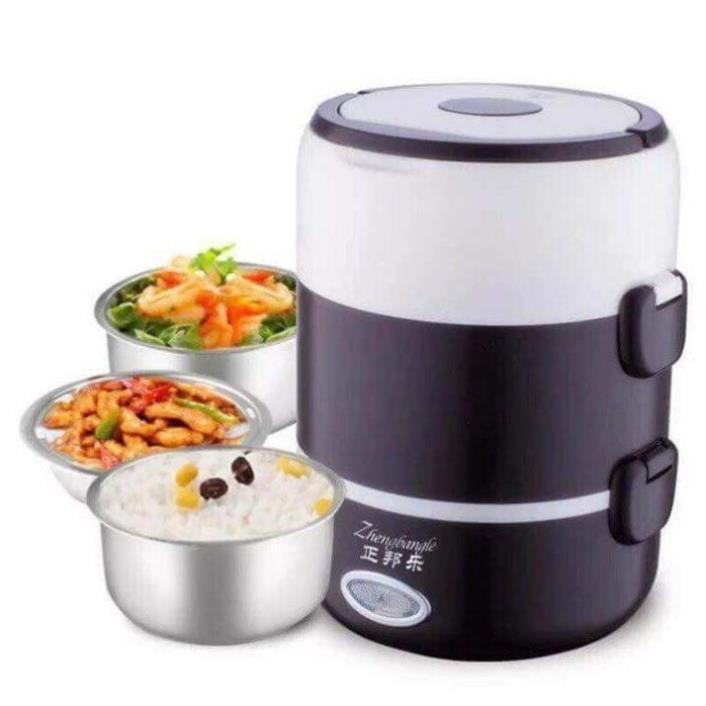 Hộp hâm nóng cơm 3 tầng Inox