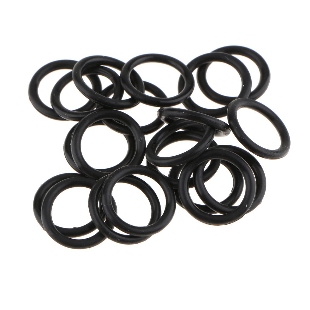 20 Miếng 12mm ID 15MM OD Ống tháo Cao Su O Nhẫn Harley
