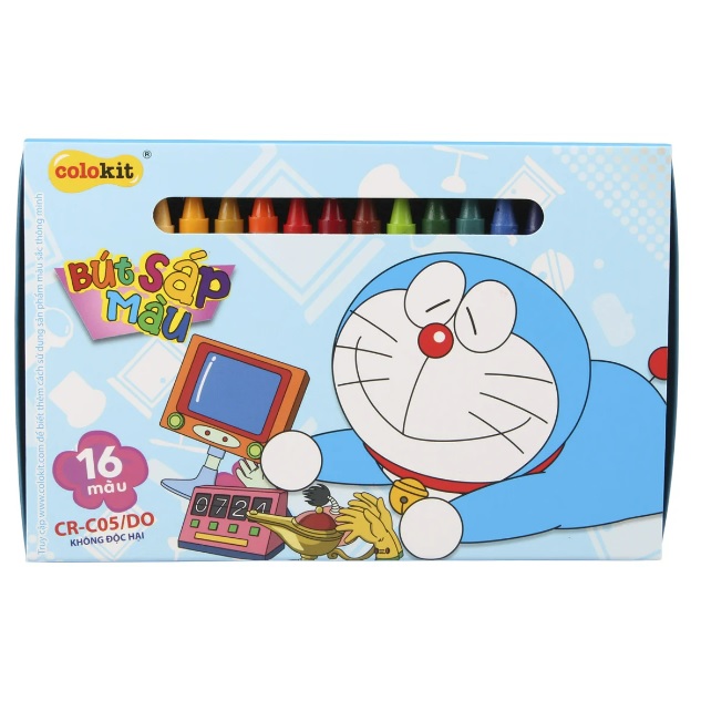 Sáp 16 màu Colokit Doraemon CR-C05/DO