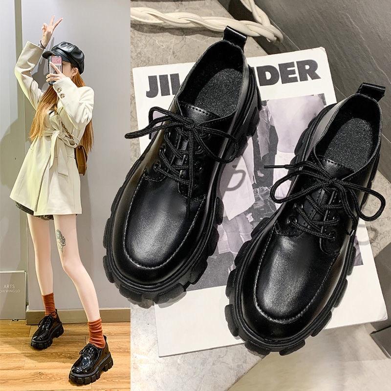 Giày bốt đế dày phong cách Hàn Quốc sành điệu cho nữ S2