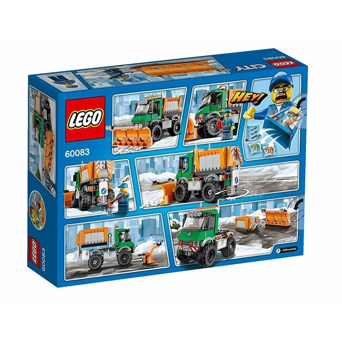 Bộ lắp ráp LEGO City 60083 Xe Ủi Tuyết (196 Chi Tiết)