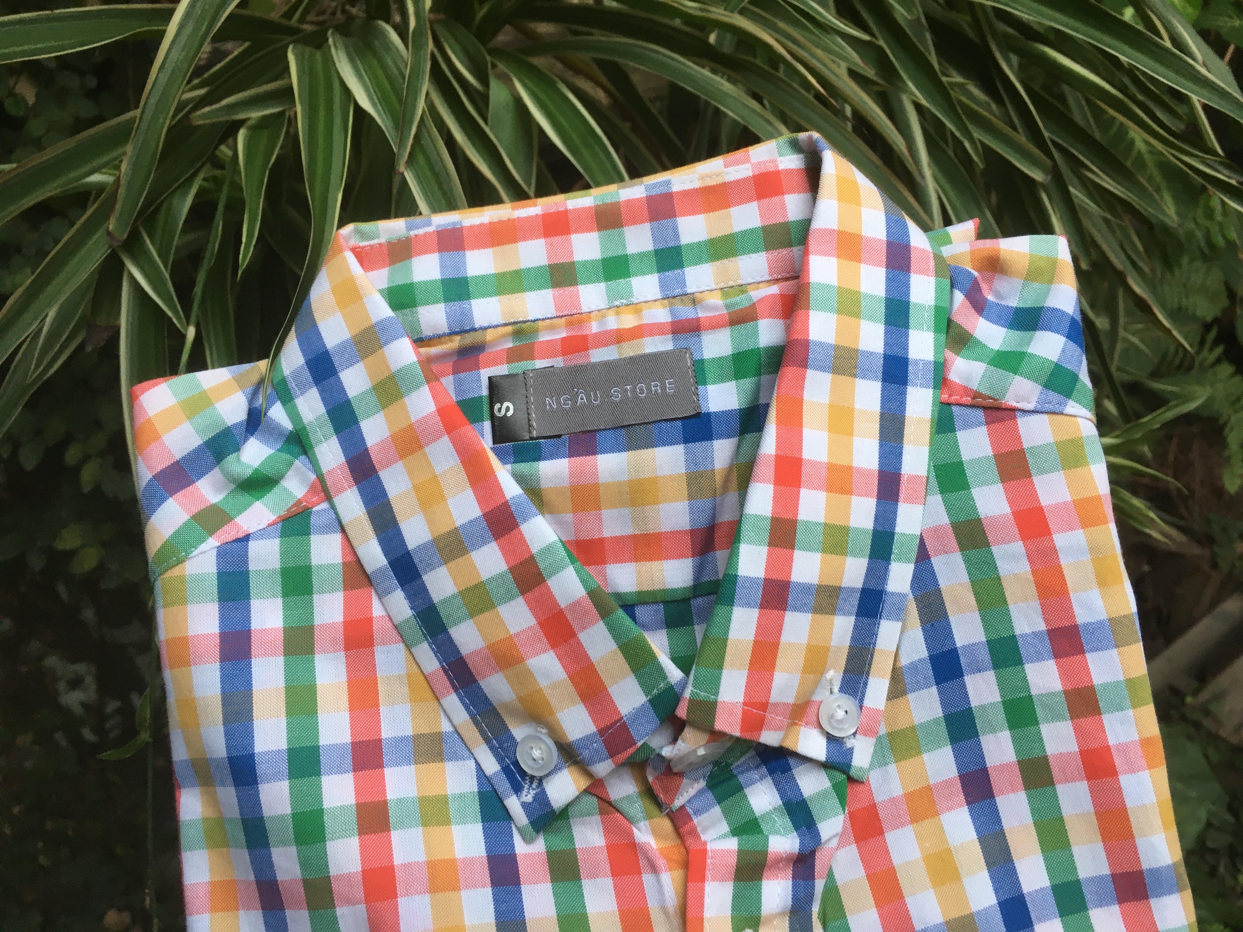 Sơ mi caro nhí chất cotton mềm, mịn, thoáng mát, lịch sự gọn gàng