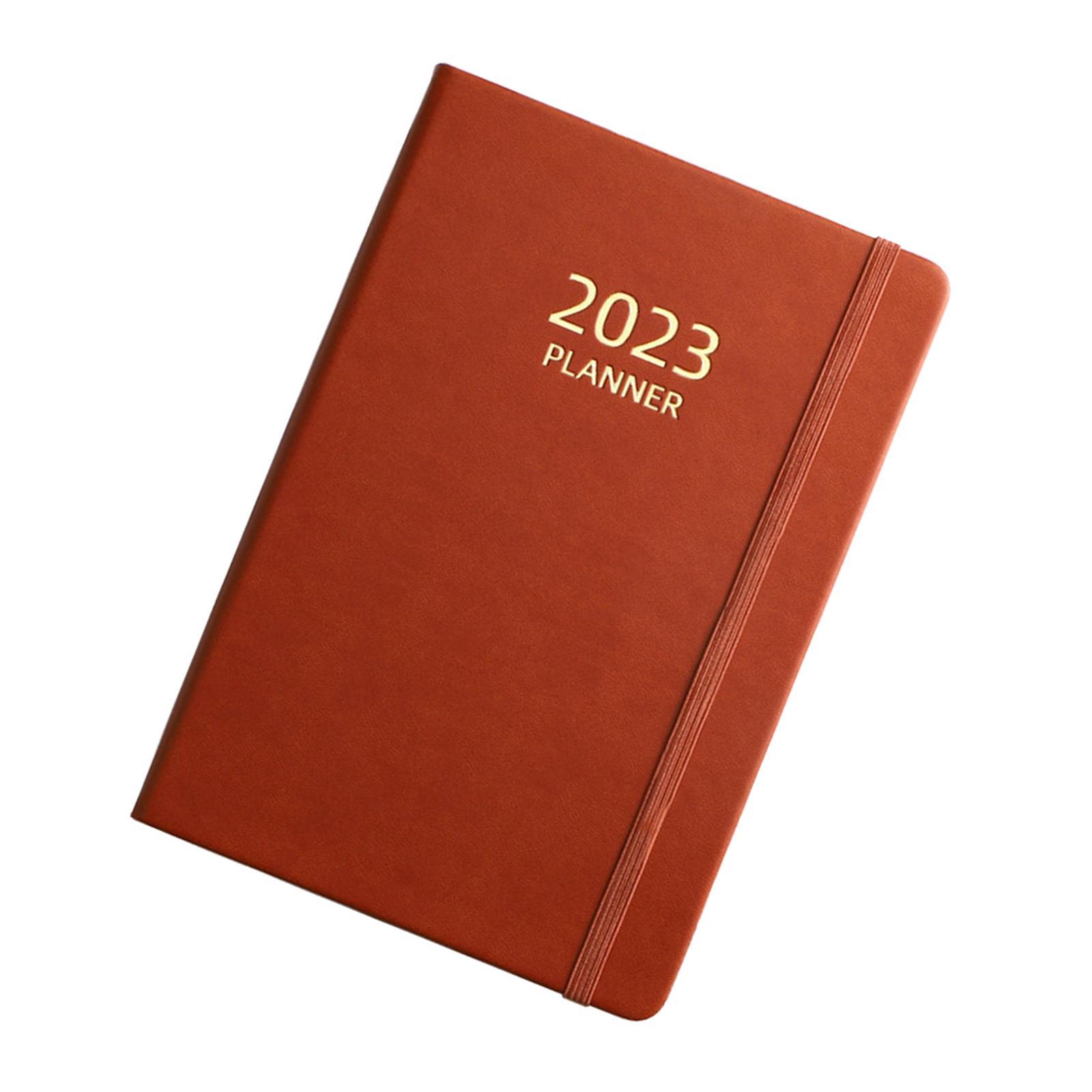 2023 Weekly Planner, Daily Writing Journal 180 Sheets 360 Pages Goal Habit Schedule Monthly Calendar Planner A5 Diary Notebook, for Supplies