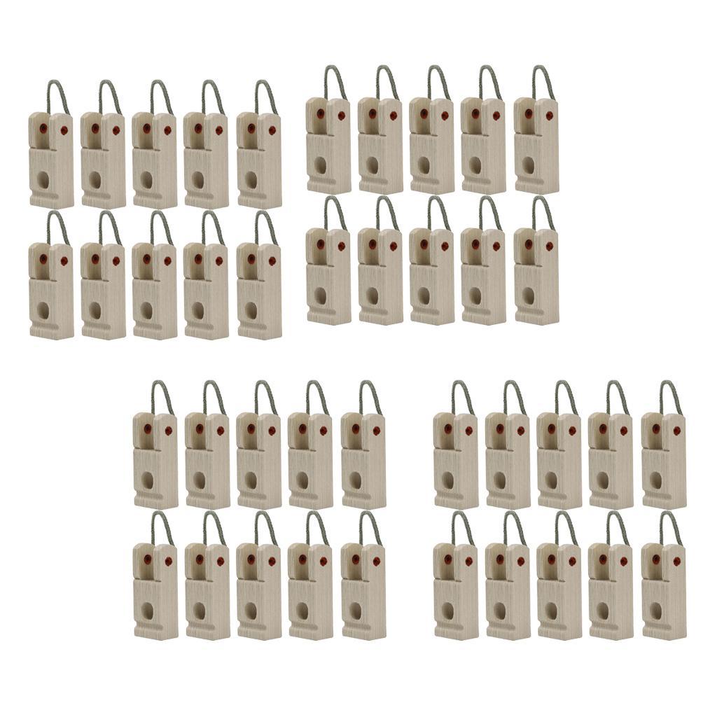 40pcs Wood Piano Hammer Butt Plates/ Flanges Piano Accessory 27 X 12 X 7mm
