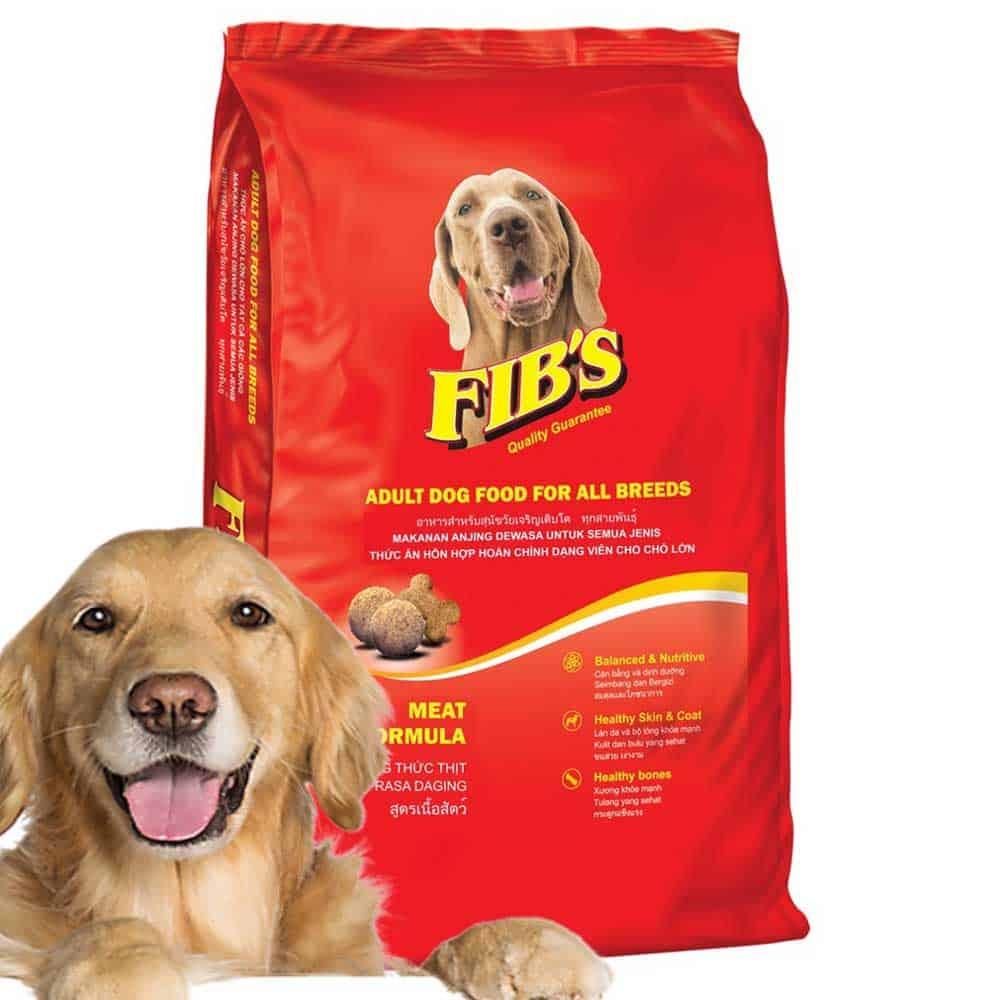 Thức ăn hạt khô cho chó lớn trưởng thành FIB'S 20kg xá XK