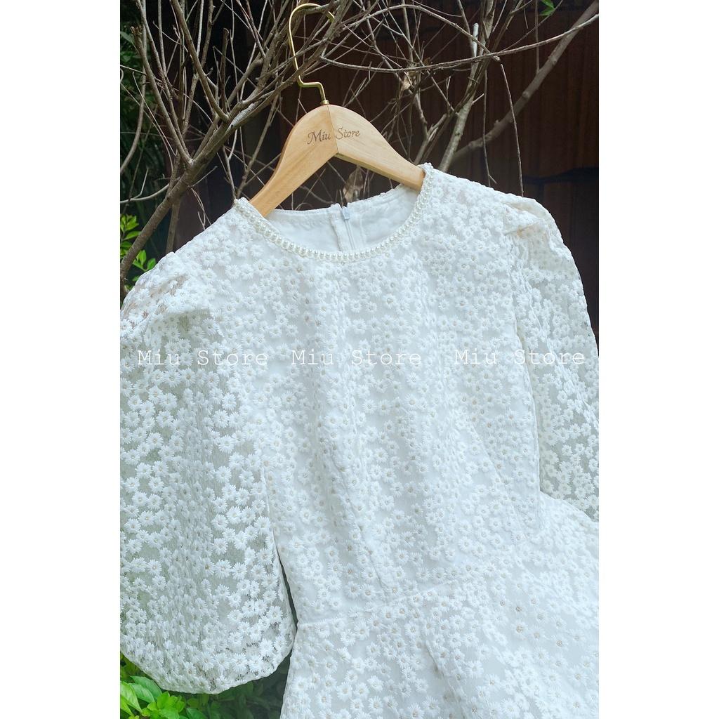 Đầm thiết kế dáng xòe ren hoa Daisy D00269