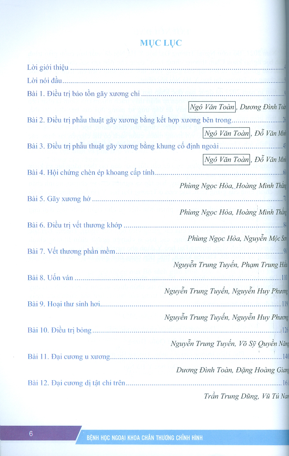 Bệnh Học Ngoại Khoa Chấn Thương Chỉnh Hình (Dùng cho đào tạo sau đại học) - ảnh 6