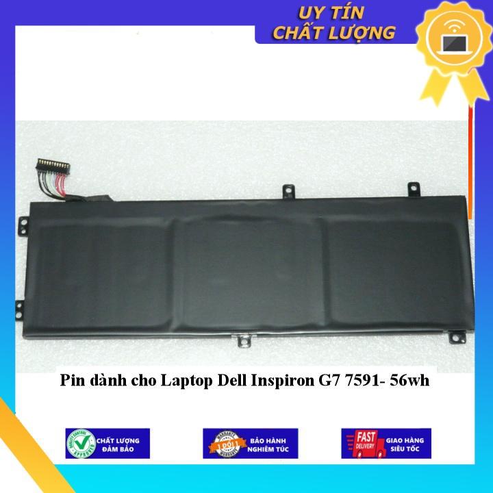 Pin dùng cho Laptop Dell Inspiron G7 7591- 56wh - Hàng Nhập Khẩu New Seal