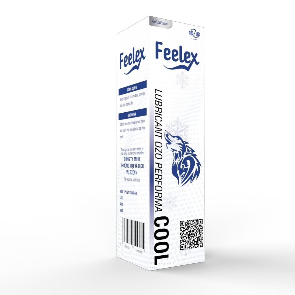 Gel bôi trơn Feelex Lubricant mát lạnh, ấm nóng, siêu trơn - Lọ 250ml