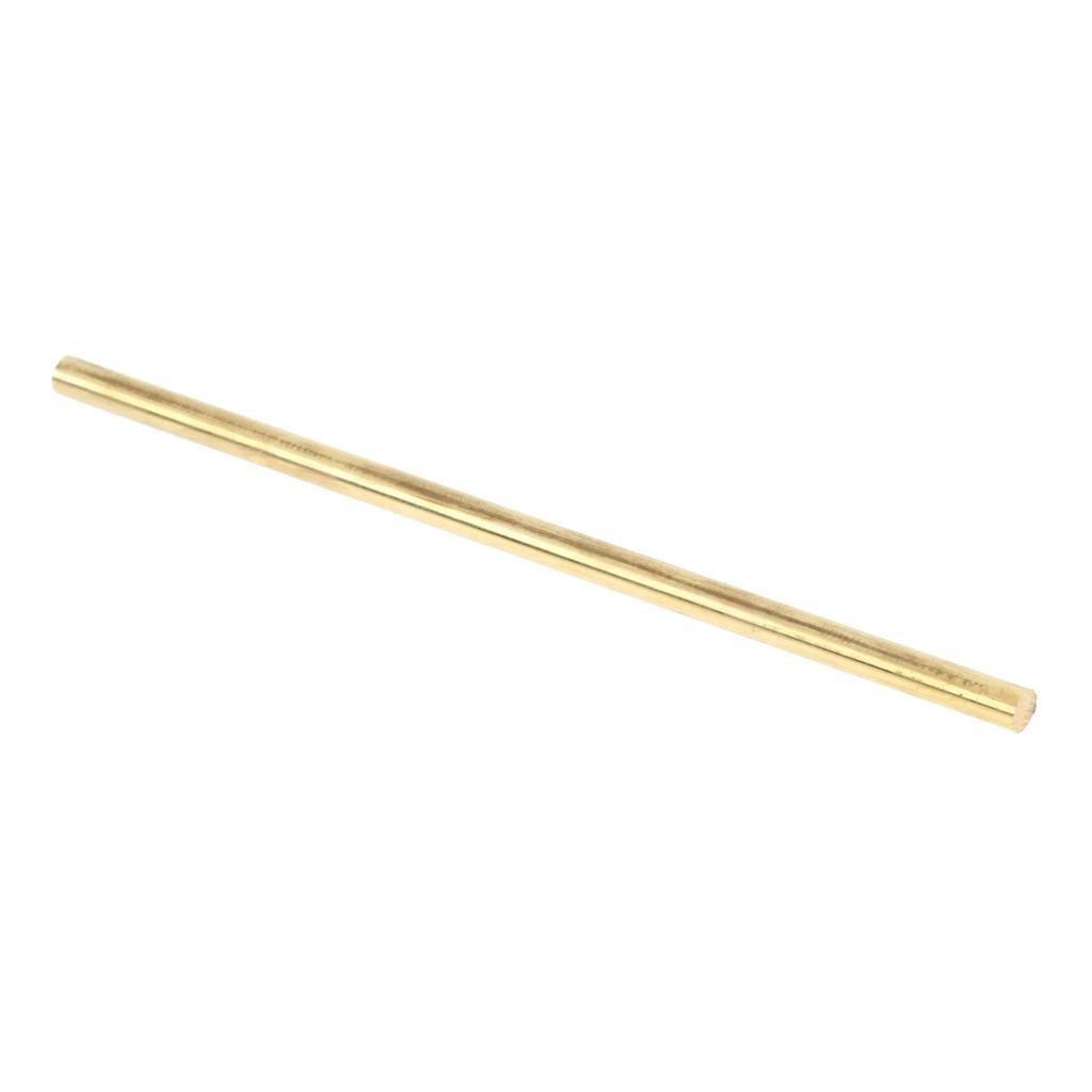 2pcs 4mm 5mm Dia, 4''/10cm Length Solid Brass Round Rod Bar
