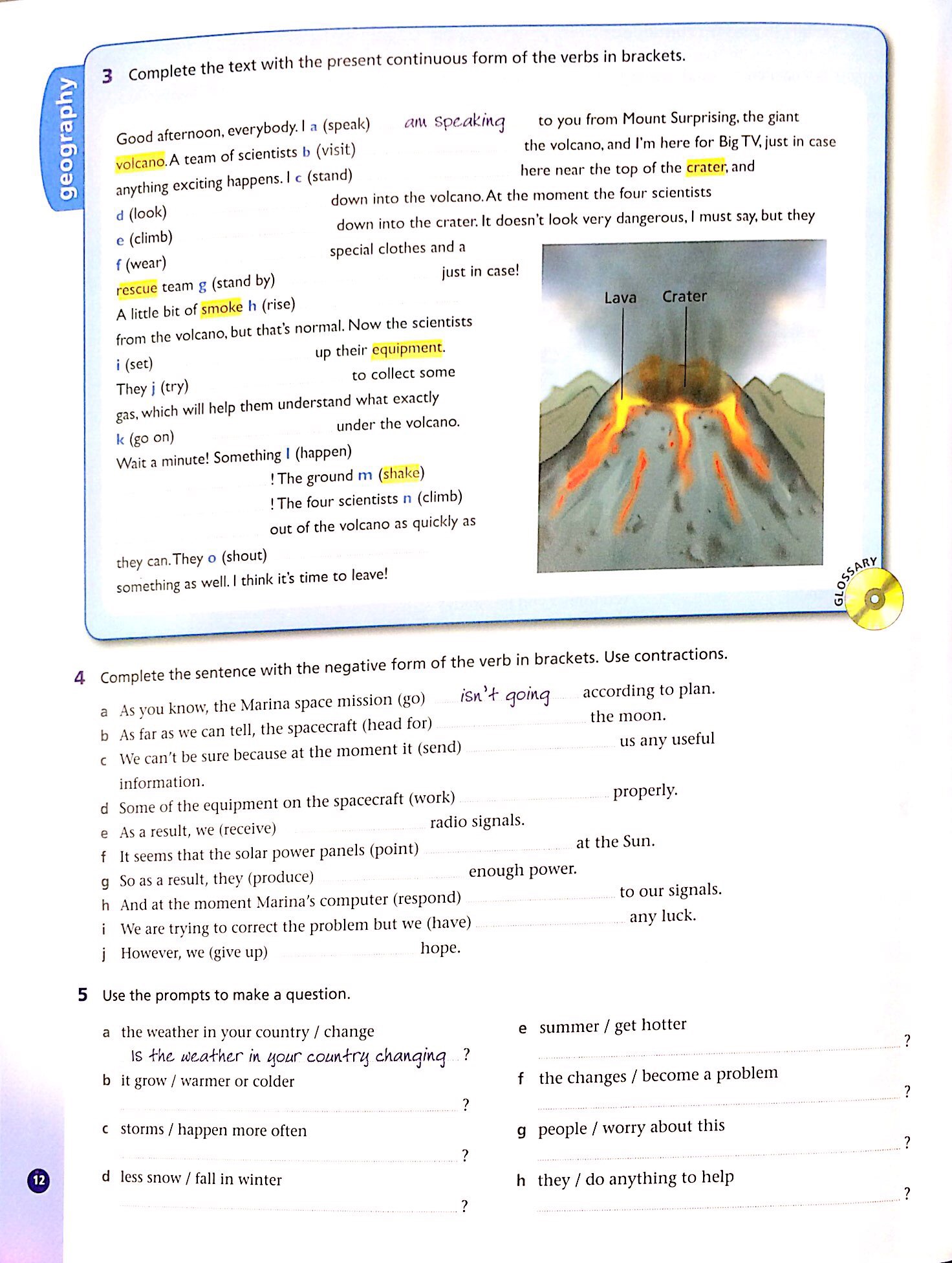 MML English Grammar in Context - Int W/key