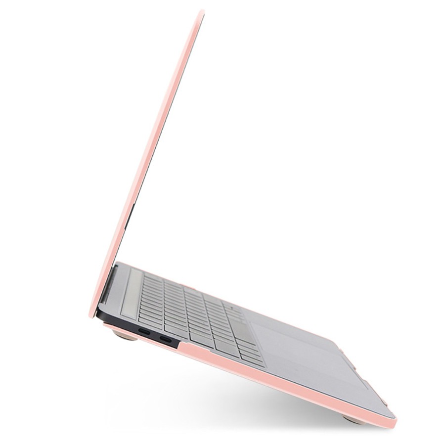 COMBO ỐP MACBOOK + PHỦ PHÍM CAO CẤP - MÀU HỒNG - CHO MACBOOK PRO 13 INCH TOUCHBAR
