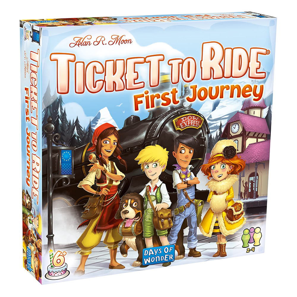 Bộ Board Game Ticket To Ride Phiên Bản First Journey Europe Edition