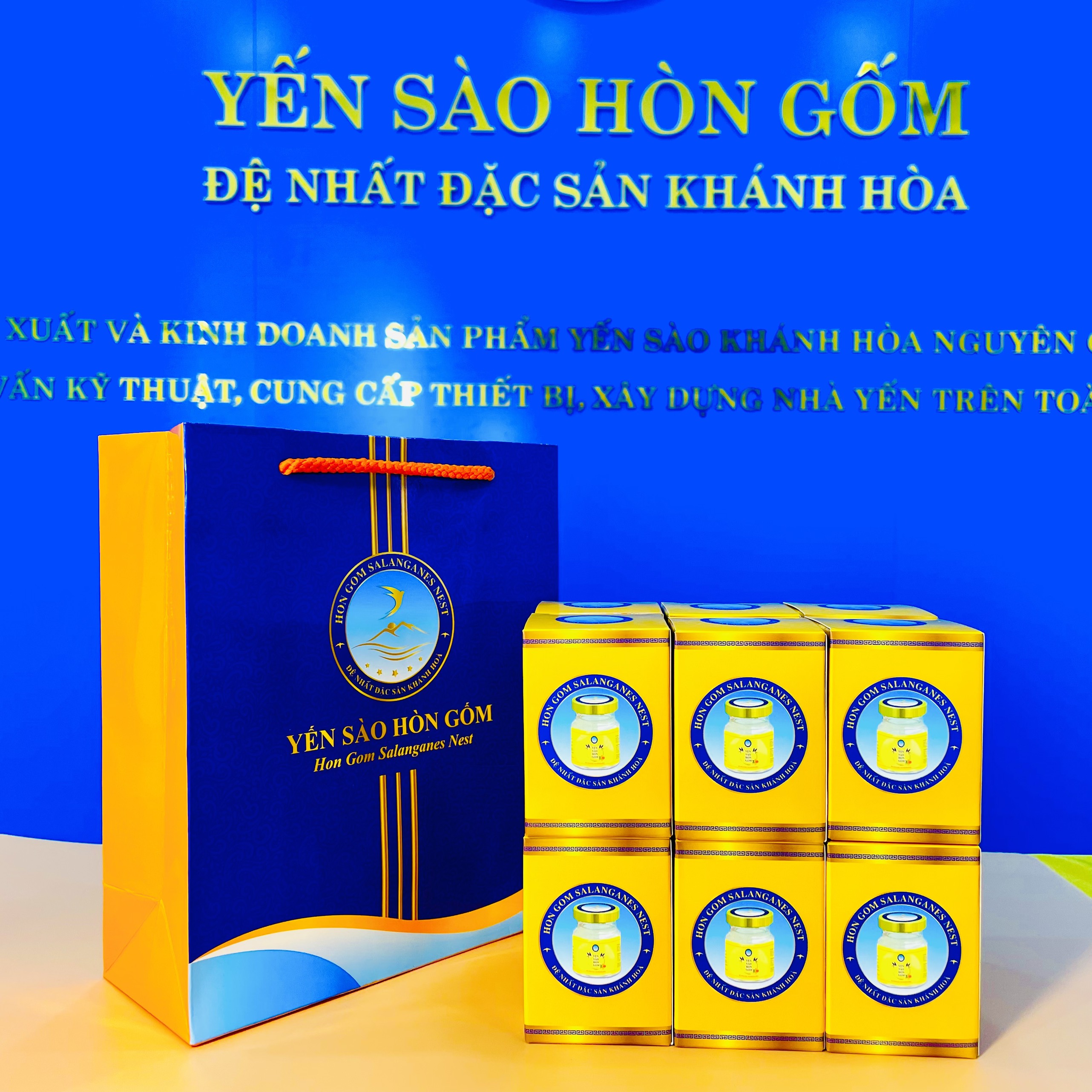 [Combo 12 lọ x 70ml] Nước Yến Sào Nhân Sâm - Yến Sào Hòn Gốm Chính Hiệu Khánh Hoà - H G SALANGANES NEST
