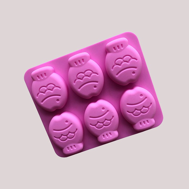 Khuôn silicon 6  con cá