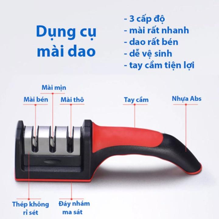 Dụng Cụ Mài Dao Kéo 3 Cấp Độ