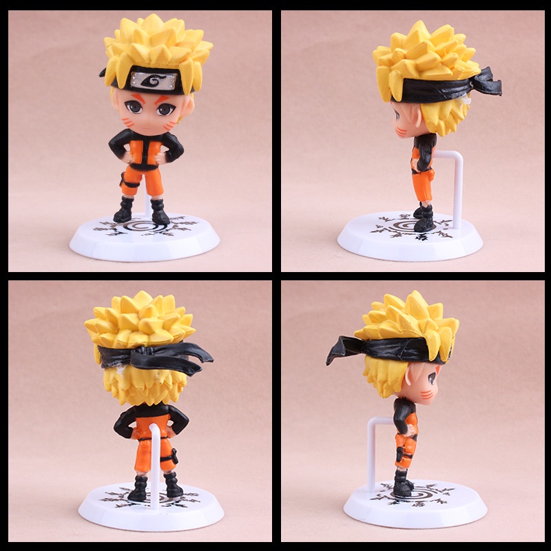 Mô Hình Naruto, Kakashi, Sasuke Chibi, Decor Trang Trí Phòng Học, Bộ Sưu Tập Mô Hình - Cao 5-7 cm - Tượng Figure Naruto