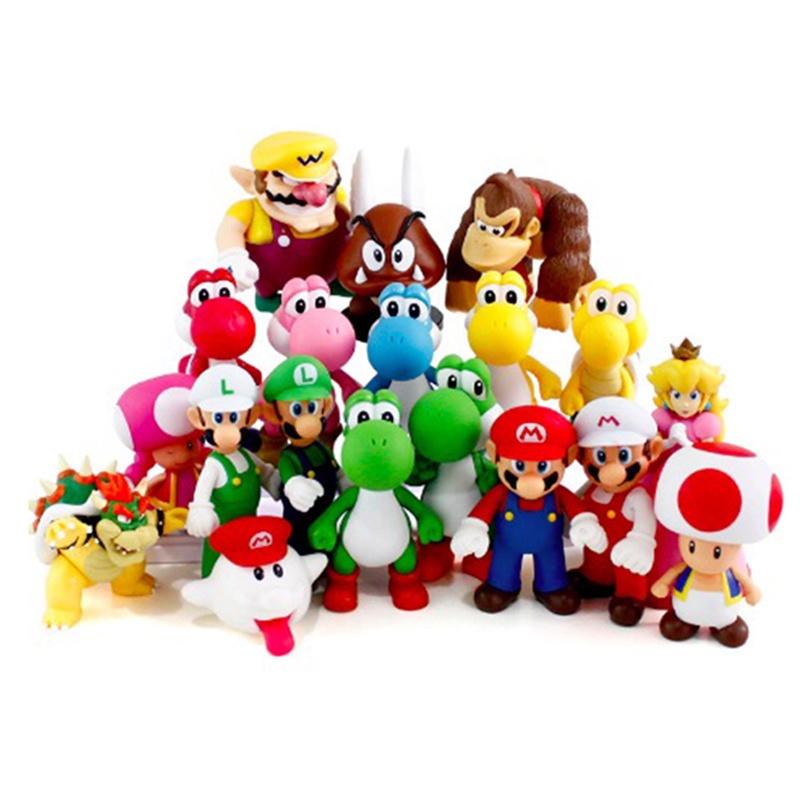 Mô hình nhân vật trong game Mario - 12 cm