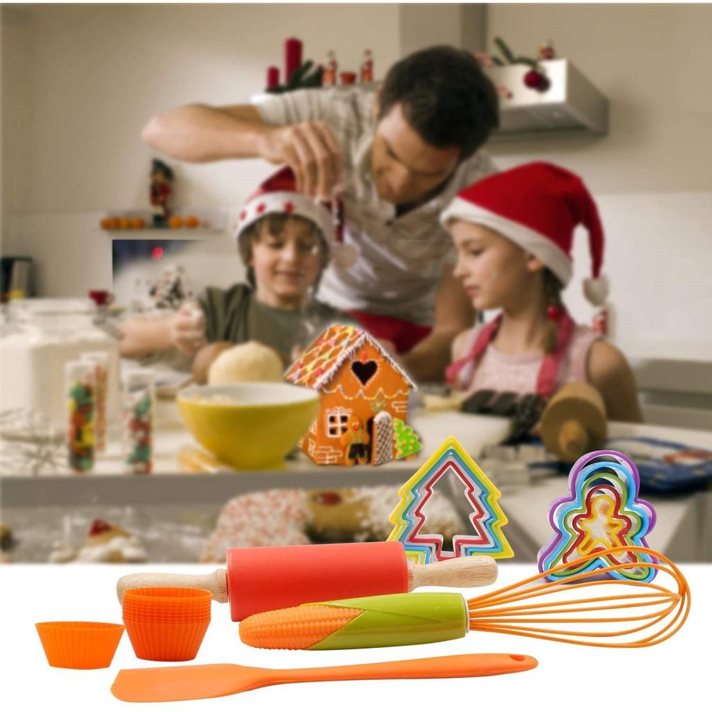 Bộ dụng cụ FULL làm bánh muffin và cookies cho gia đình - nhỏ - gọn - tiện lợi 28 PCS CBFAMI28P