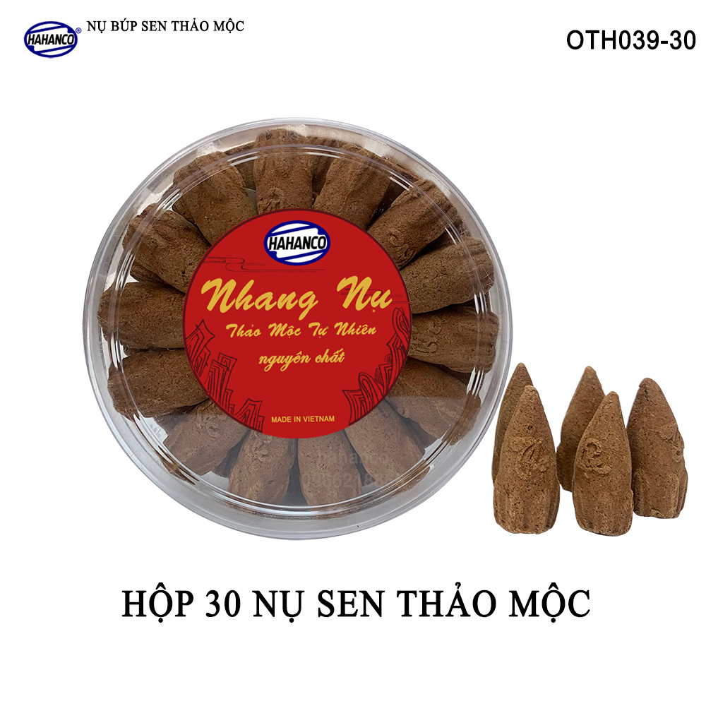 Nụ Sen Thảo Mộc khói ngược hương thơm cổ truyền siêu sạch - PHÚC LỘC THỌ (OTH039) Xông trầm phong thủy, giúp thư giãn tĩnh tâm, an yên - Xua đuổi tà khí tai ương