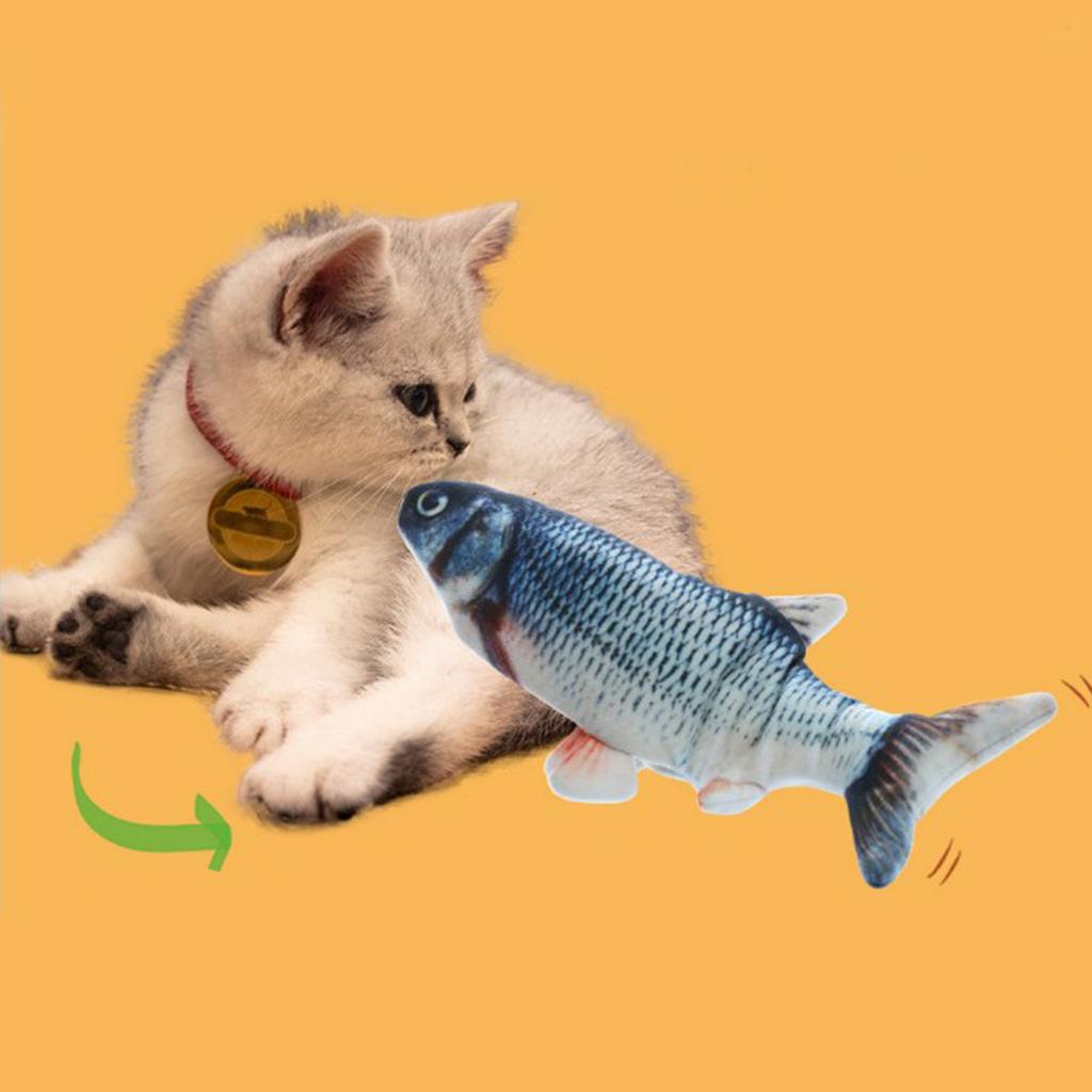 Pet Cat Toy Electric Simulation Fish Toys For Pet Interactive 5Pcs