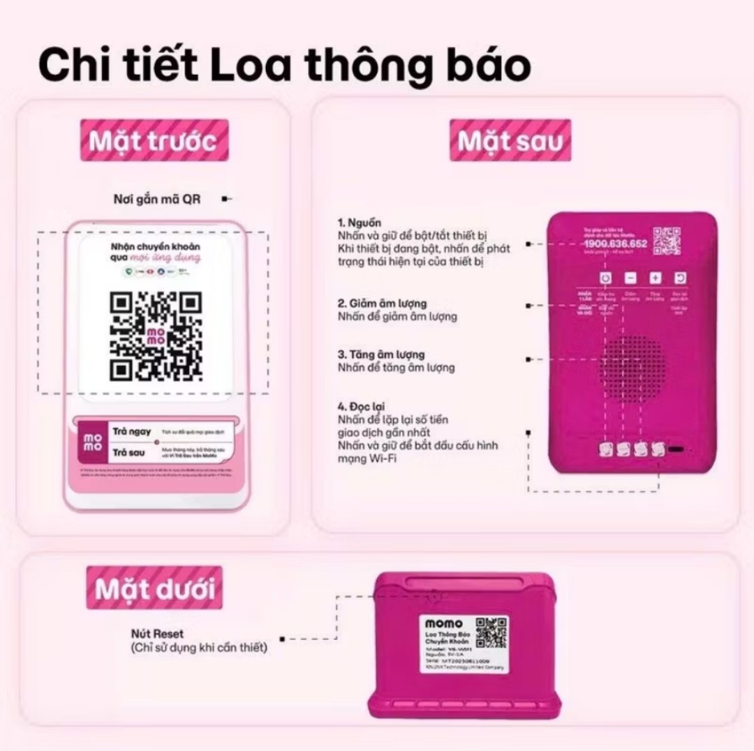1 MÁY THÔNG BÁO CHUYỂN KHOẢN MIỄN PHÍ HÀNG CHUẨN CHO MỌI NHÀ