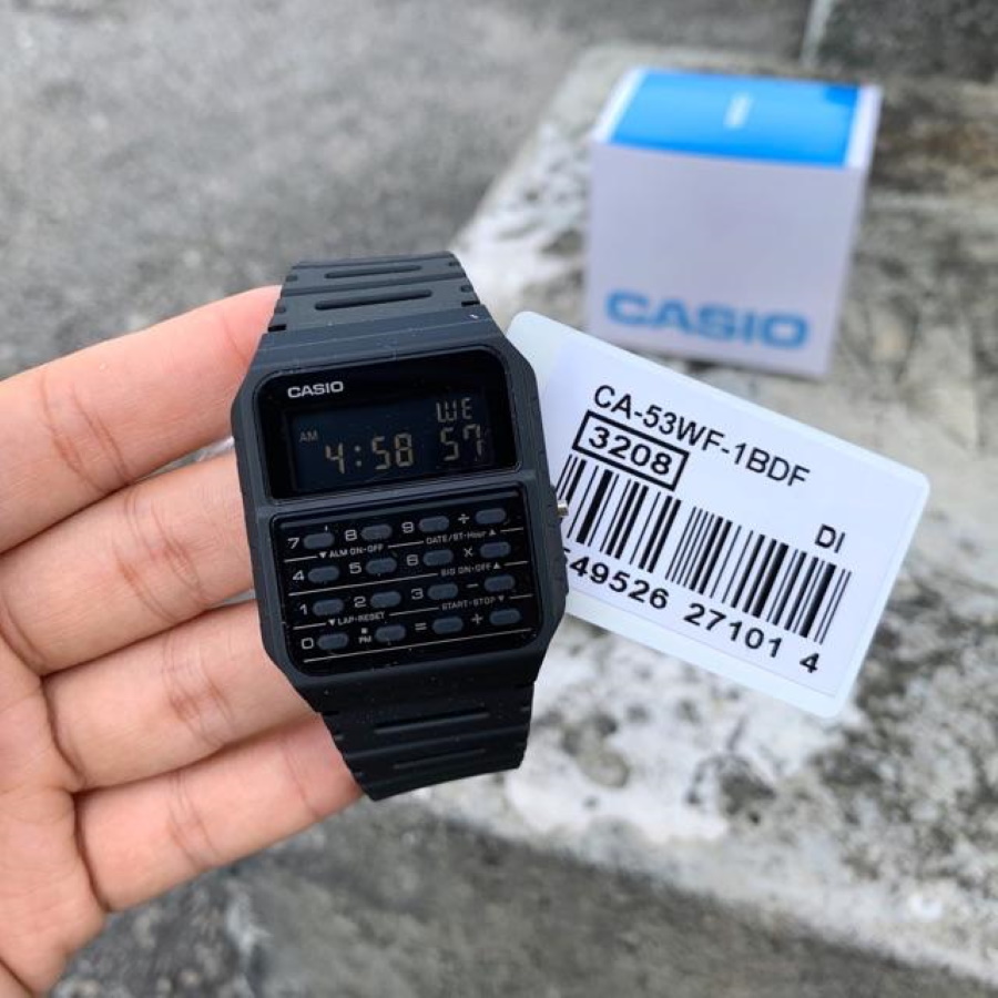 Đồng hồ nam dây nhựa Casio Standard chính hãng CA-53WF-1BDF