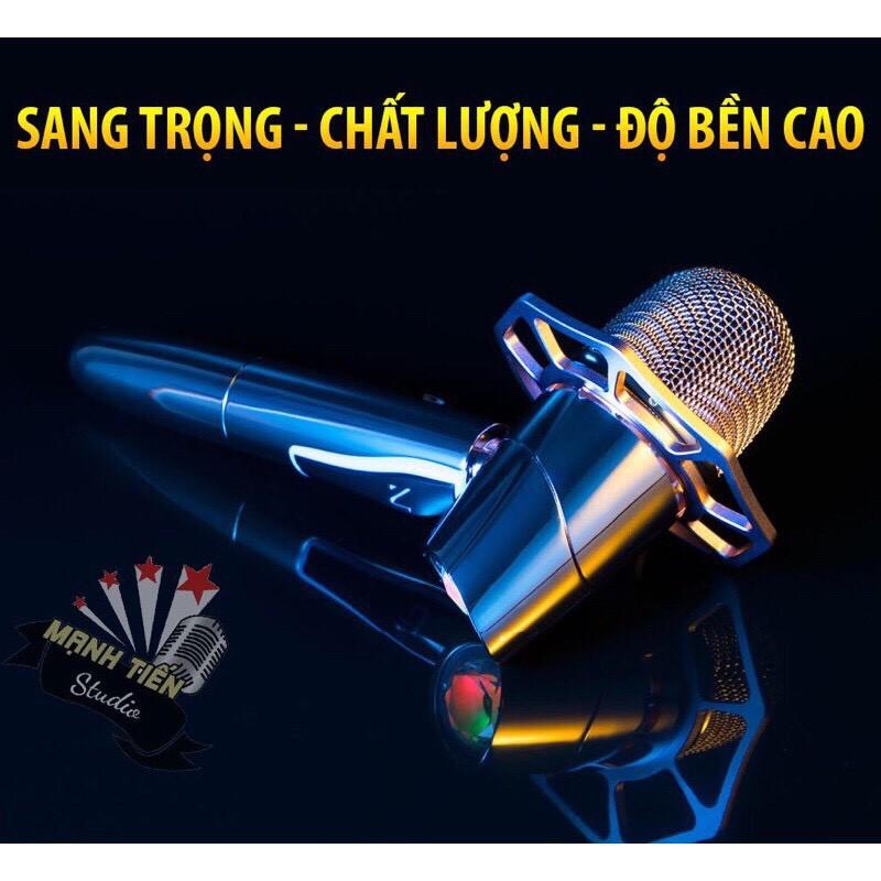 Micro tích hợp đèn chuyển màu kèm chân đứng NP7X dành cho bar club, karaoke gia đình, sân khấu-siêu đỉnh