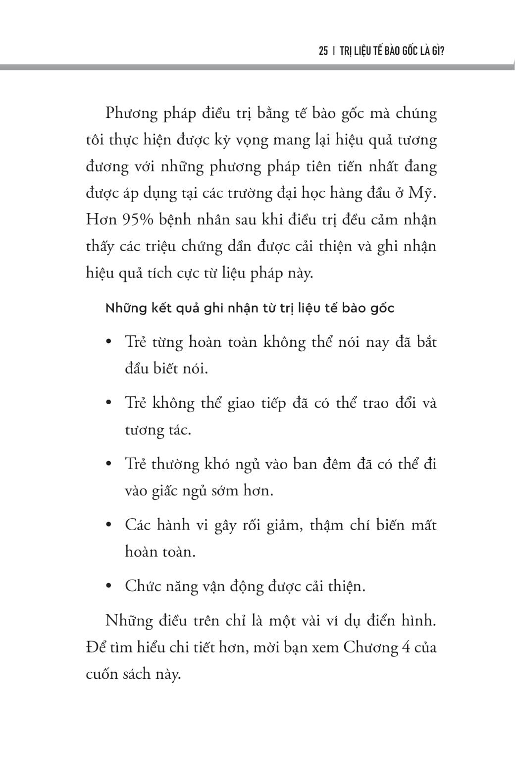 Sách - Trị Liệu Tế Bào Gốc - Cải Thiện Tự Kỷ Và Rối Loạn Phát Triển