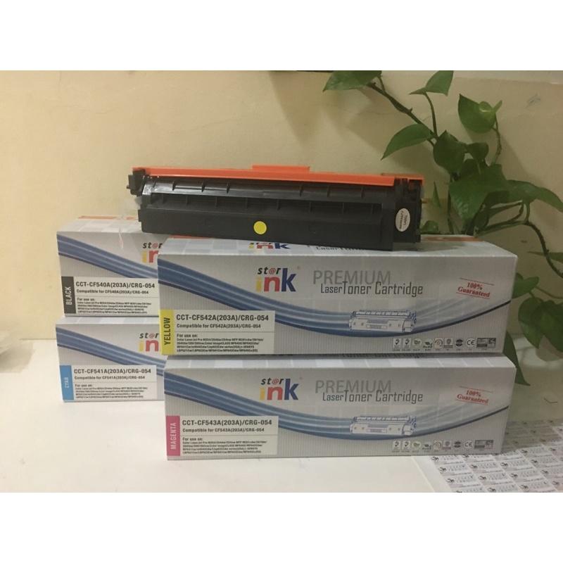 Hộp mực Star-ink dùng cho máy in màu HP M281fdw, HP M254dw, HP M254nw_ Chíp máy nhập khẩu _ xanh/đỏ/vàng/đen - CF540A/CF541A/CF542A/CF543