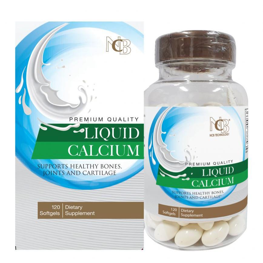 Viên uống bổ sung Canxi và Vitamin D3 Liquid Calcium NuHealth của Mỹ