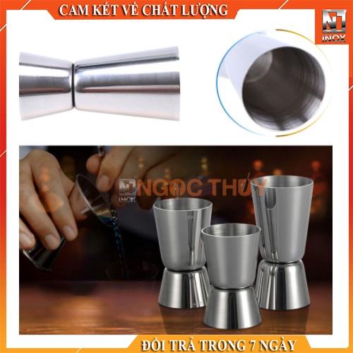 Ly đong inox 2 đầu dùng trong pha chế quán bar