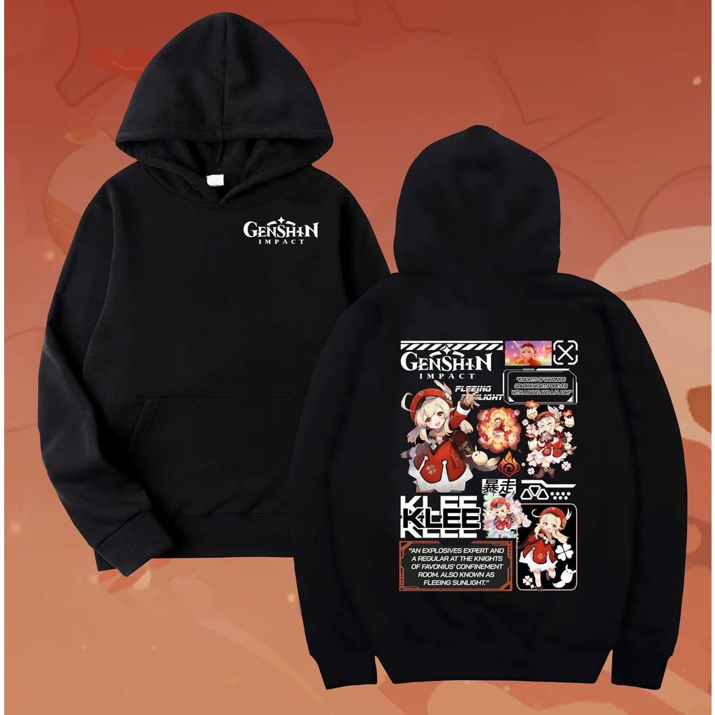 SALE- Áo Hoodie in hình Genshin Impact game chibi độc đẹp giá rẻ