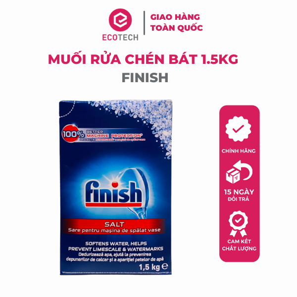 Muối rửa chén bát Finish 1.5kg/hộp