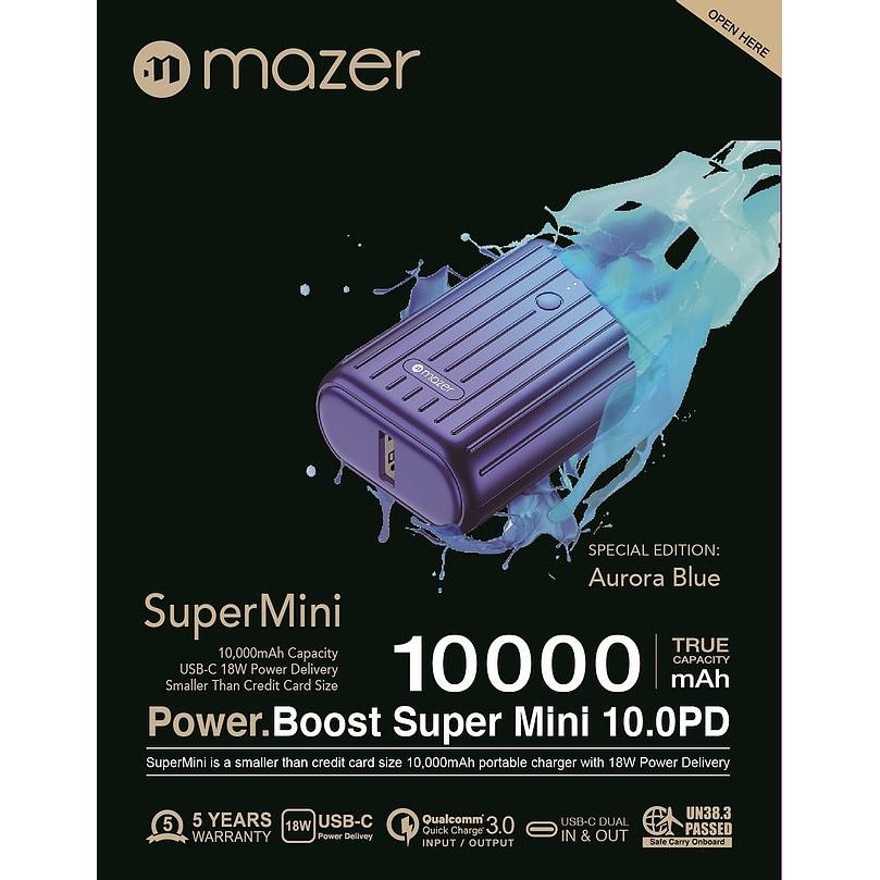  Pin Dự Phòng MAZER Pocket Power Mini 10000mAh version 2- hàng chính hãng.