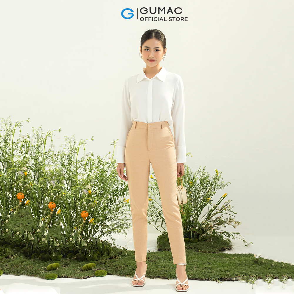 Quần tây nữ GUMAC QC04028 form cơ bản thời trang công sở