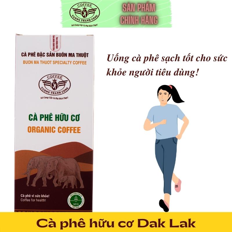 Cà phê hữu cơ buôn ma thuột (250gram), cà phê hữu cơ dak lak thơm ngon, đắng đâm, hậu ngọt. cafe vì sức khỏe người tiêu dùng