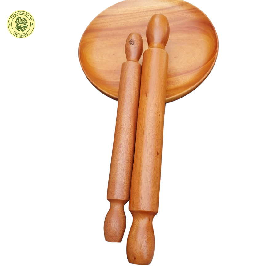 Cây Lăn Bột Nhỏ Bằng Gỗ Beech Dài 39, 45 cm Cm  - Thương Hiệu Trường Sơn