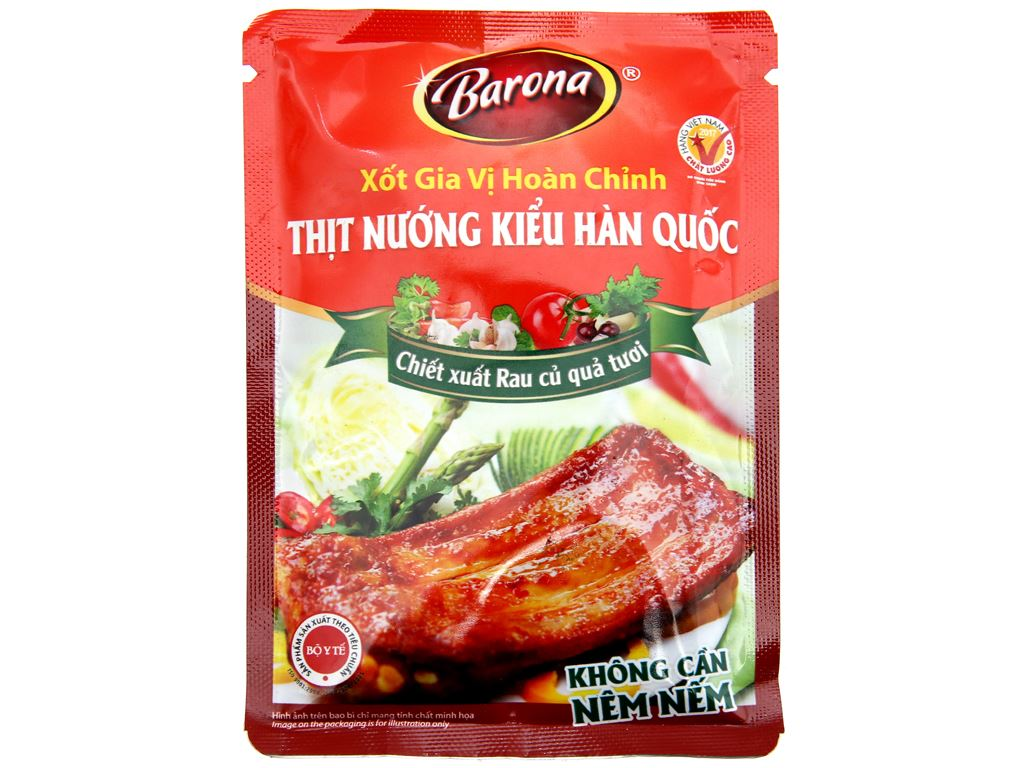 Xốt gia vị Barona ThỊt nướng kiểu Hàn Quốc 80g