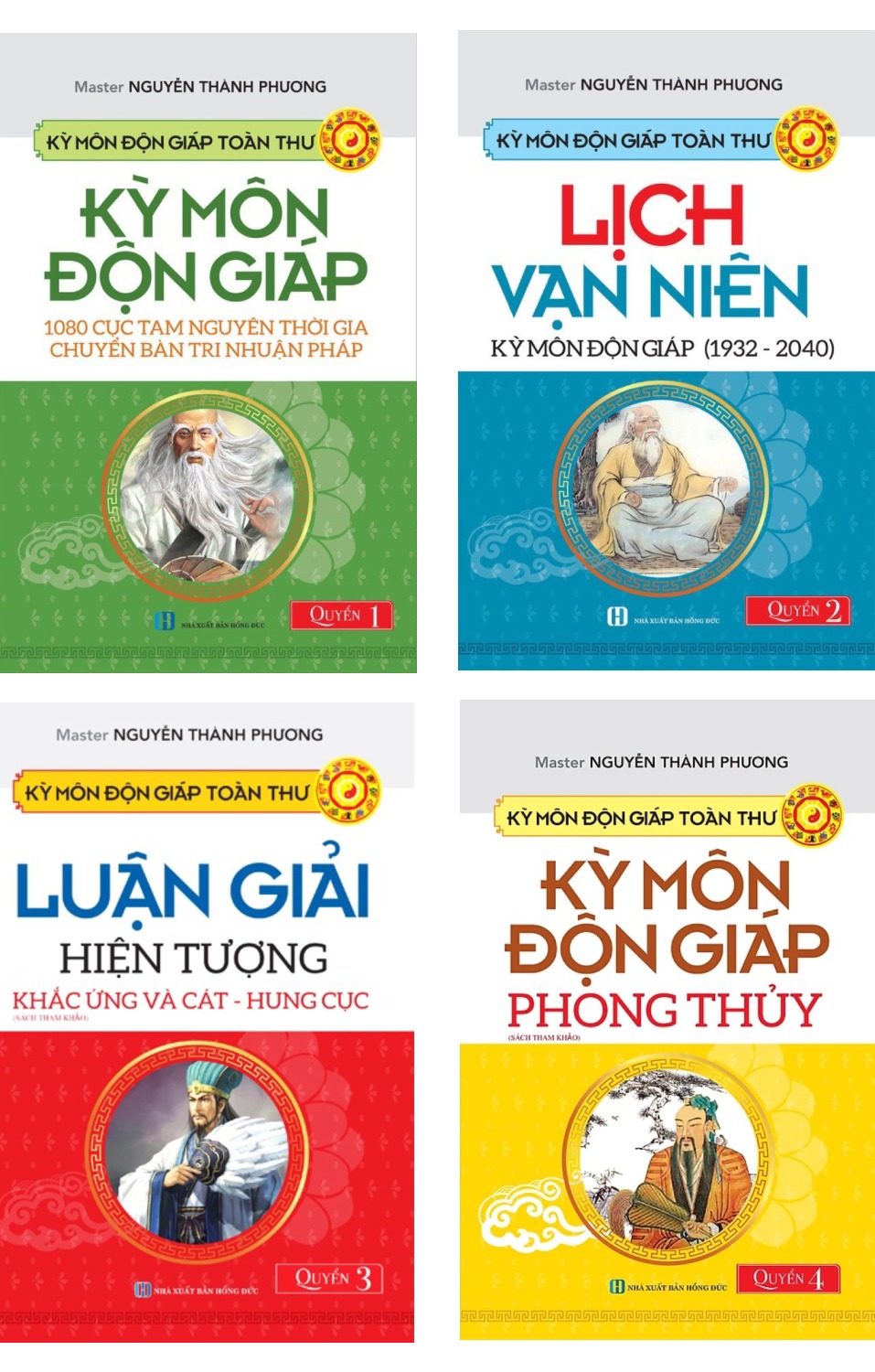 Combo Kỳ Môn Độn Giáp Toàn Thư (Bộ 4 cuốn) _QB